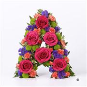 Tribute Letter - Vibrant Pink Roses