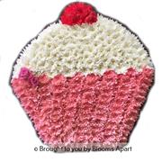 Cup Cake Floral Tribute