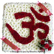 Board with AUM Symbol - Red