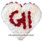 Heart with MUM in Gujarati in Red Roses