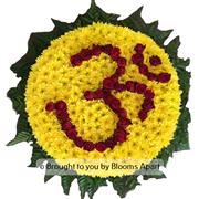 Posey Pad with AUM - Yellow
