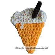Ice Cream floral tribute with flake