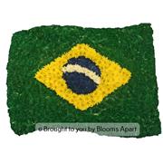 Brazilian Flag Floral Tribute 