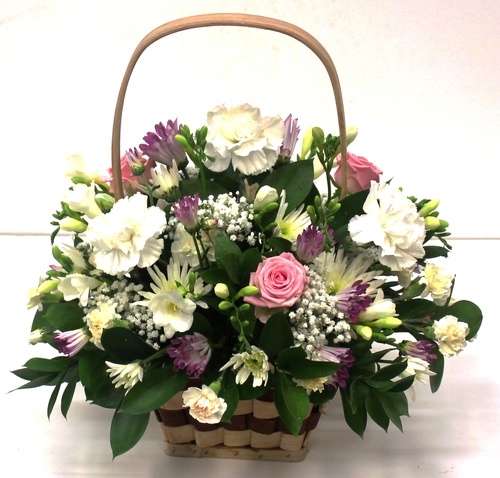 Basket Arrangement of Fresh Flower